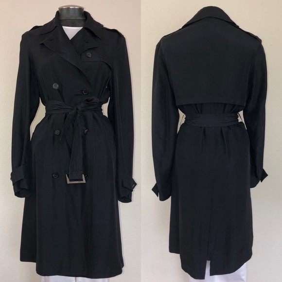 *RARE* 90’s Gucci by Tom Ford Silk Trench Coat - Picture 5 of 8